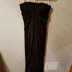 David's Bridal  Size 6 Black Bridesmaid's Dress